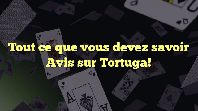 Tout ce que vous devez savoir Avis sur Tortuga!